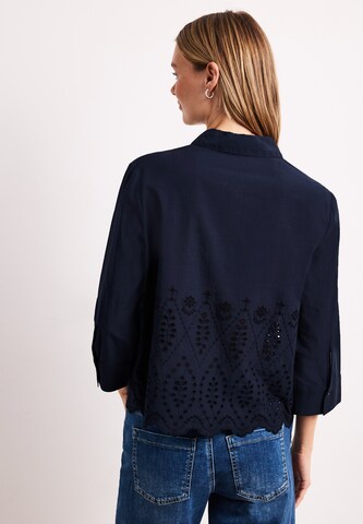 STREET ONE Bluse in Blau