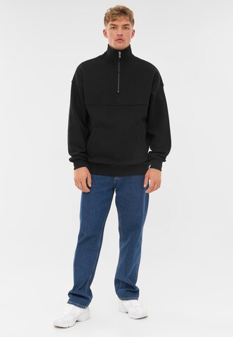 Johnny Urban Sweatshirt 'Cooper' in Zwart