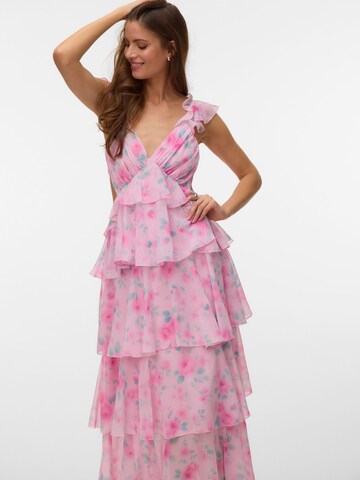 VERO MODA Jurk 'VMSafina' in Roze