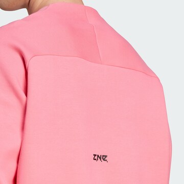 ADIDAS SPORTSWEAR Athletic Sweatshirt 'Z.N.E. Premium' in Pink