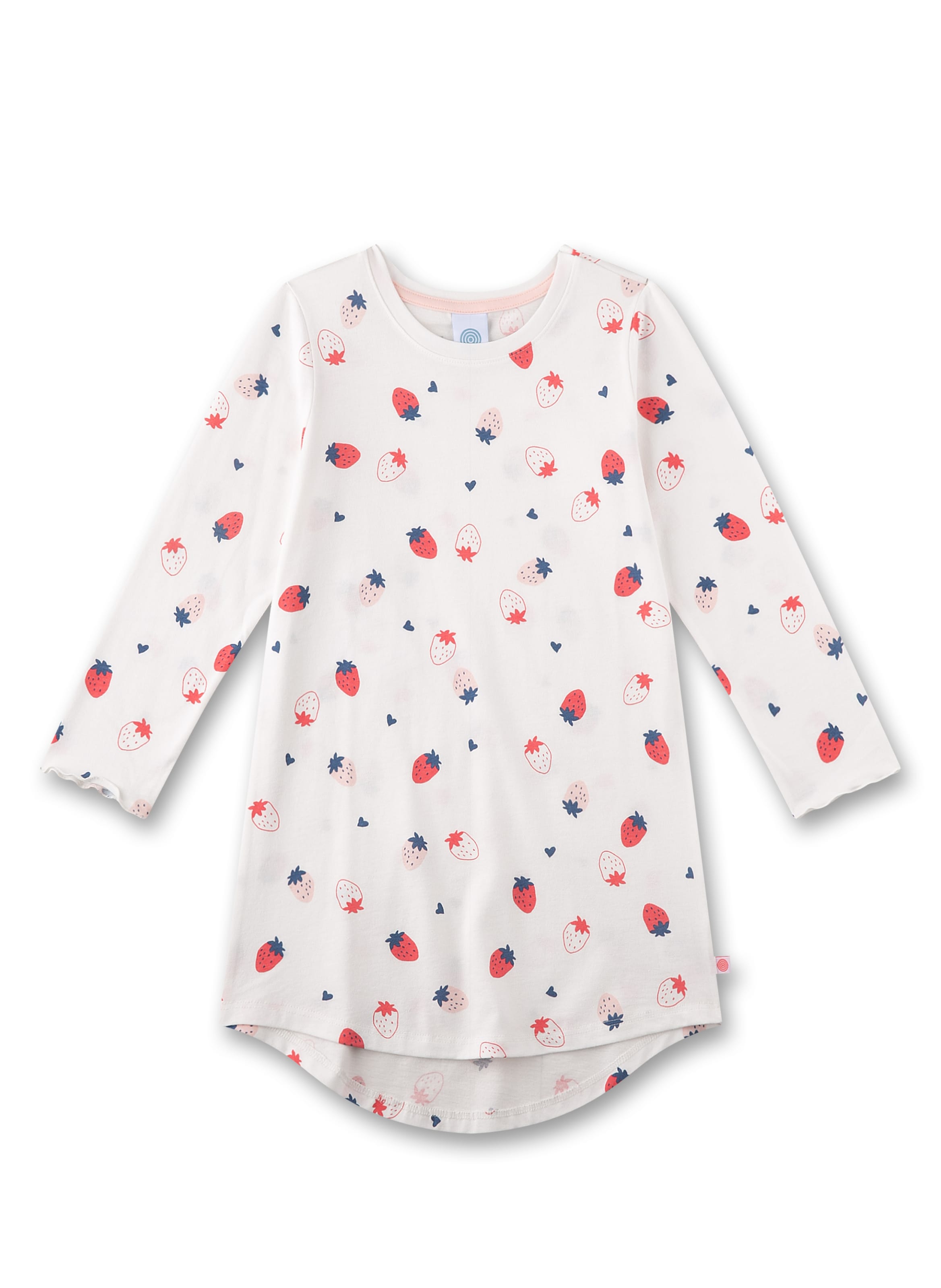 Sanetta Nachthemd in Weiß: Vorderseite