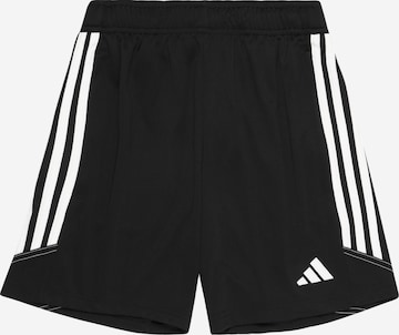 ADIDAS PERFORMANCE Regular Workout Pants 'Tiro 23 Club' in Black: front