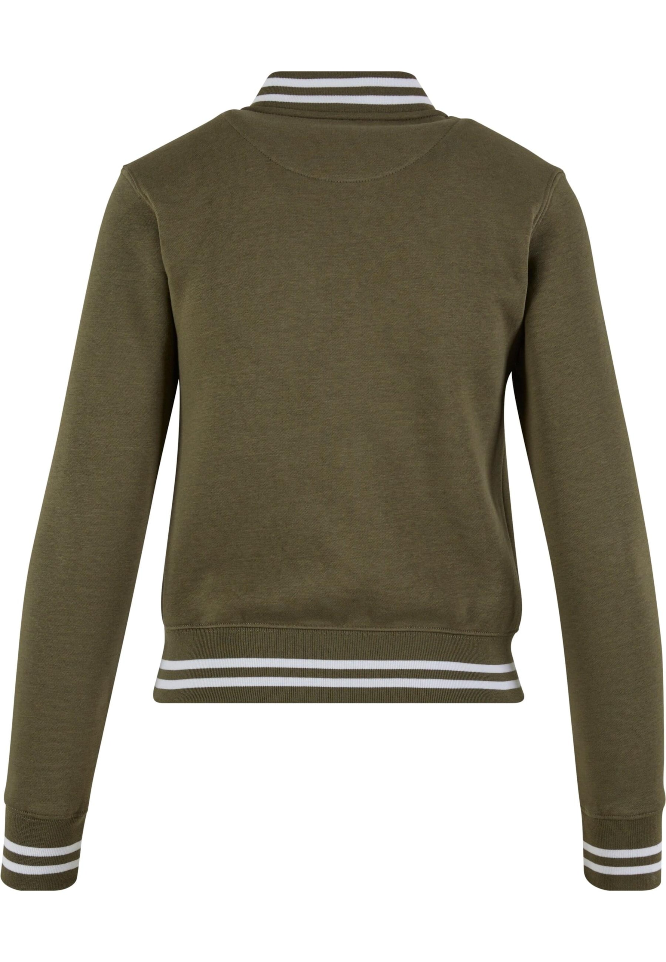 Urban Classics Sweatjacka i grön