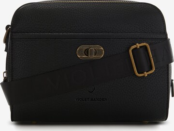 Violet Hamden Crossbody Bag in Black: front