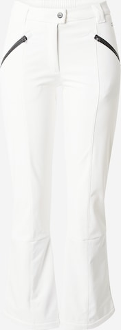 CMP Regular Workout Pants in White: front
