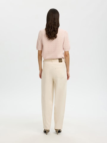 SELECTED - Jersey 'Helen' en rosa