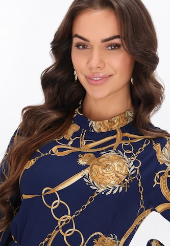 faina Cocktailjurk in Blauw