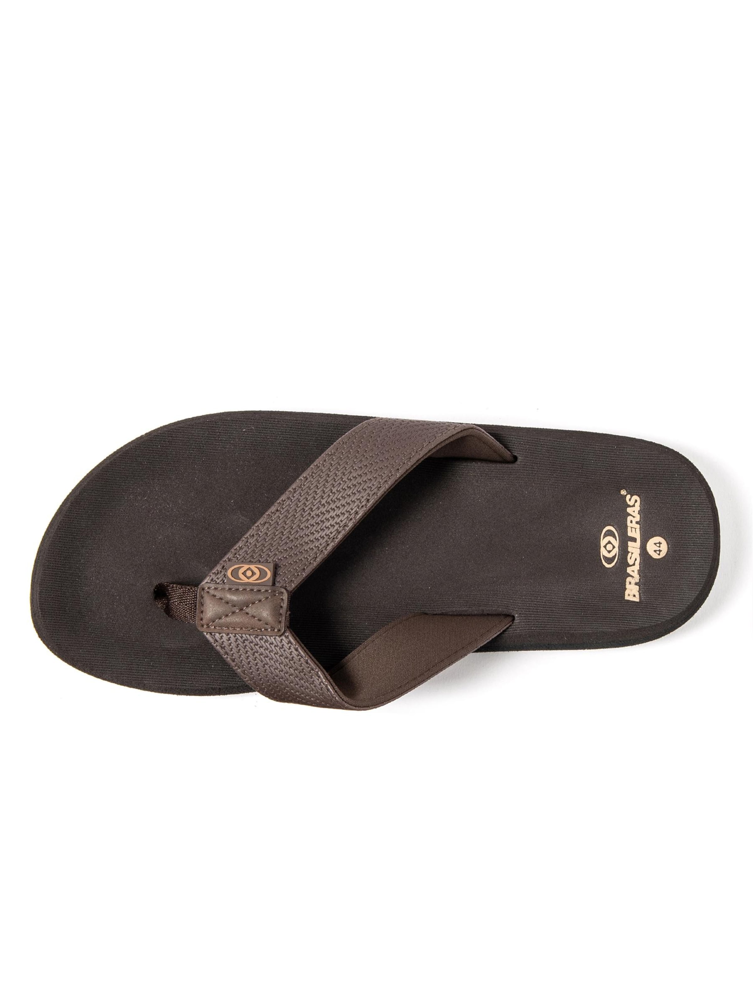 Brasileras Strand-/badschoen 'Puff' in Bruin