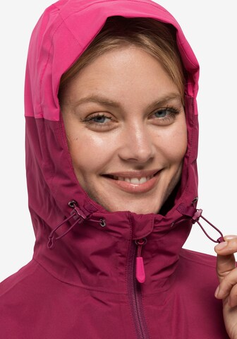 JACK WOLFSKIN Outdoorjacke 'Weiltal 2L' in Pink