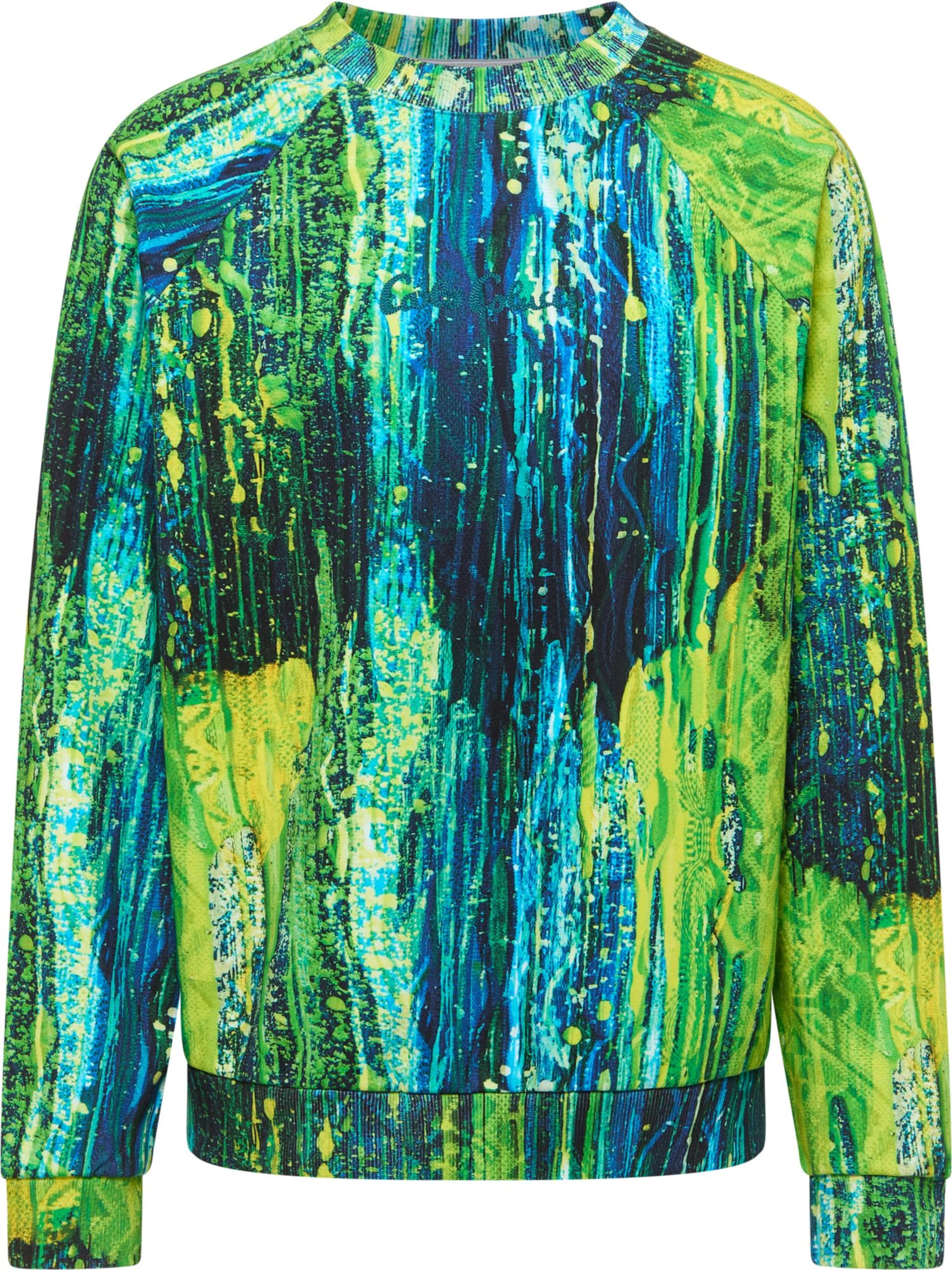 Carlo Colucci Sweatshirt 'Fauster' in Grün: Vorderseite