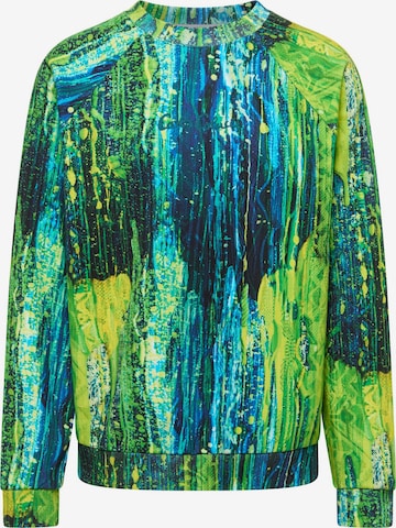 Carlo Colucci Sweatshirt 'Fauster' in Grün: Vorderseite