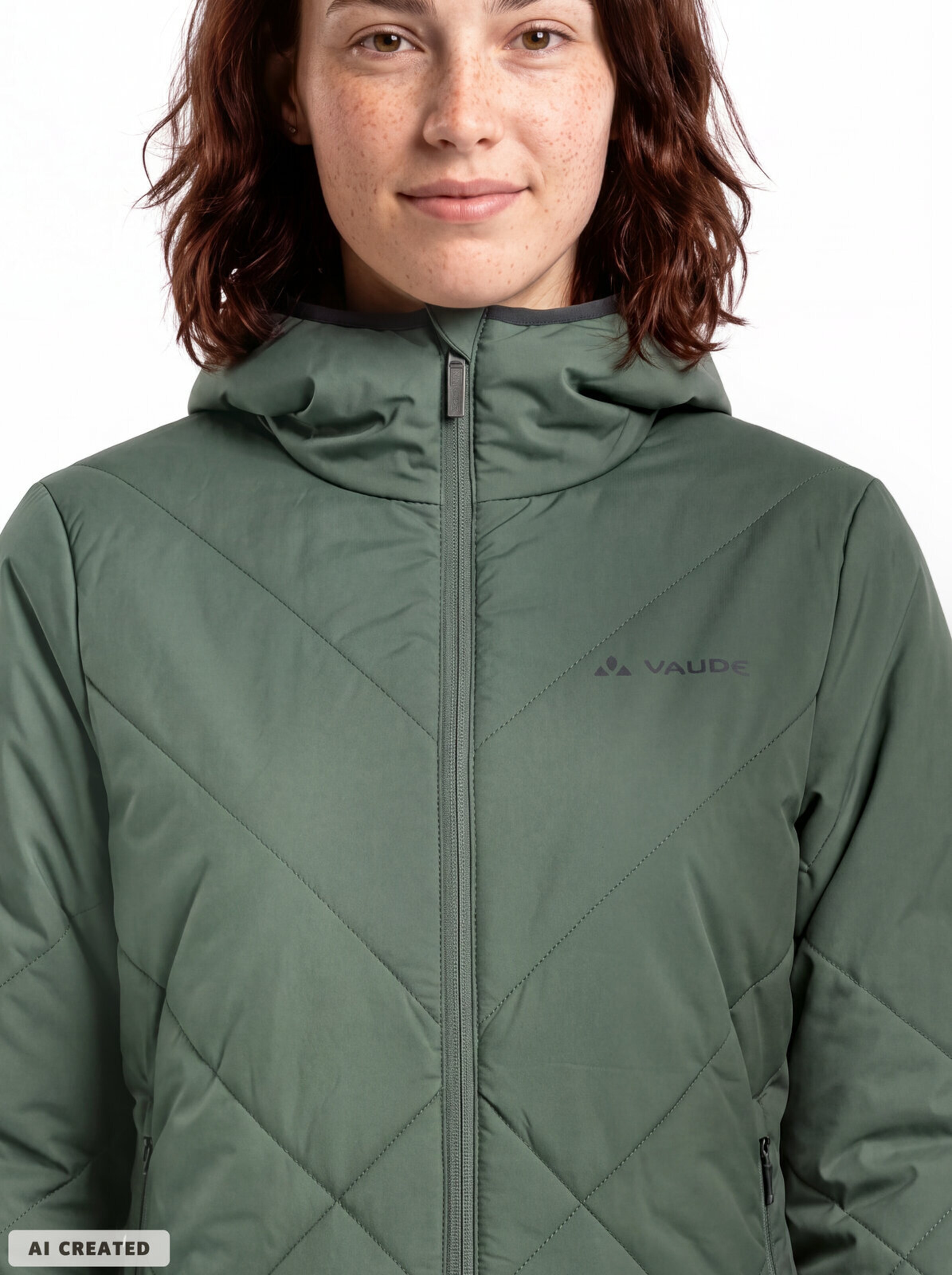 VAUDE Outdoorjas in Groen