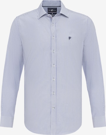DENIM CULTURE Overhemd 'DEXTER' in Blauw: voorkant