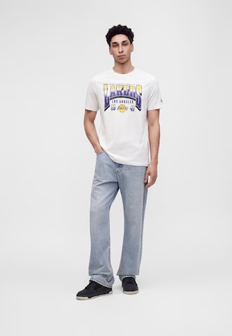 NEW ERA T-shirt 'NBA LOSLAK' i vit