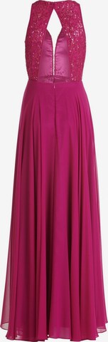 Vera Mont Abendkleid mit Pailletten in Pink