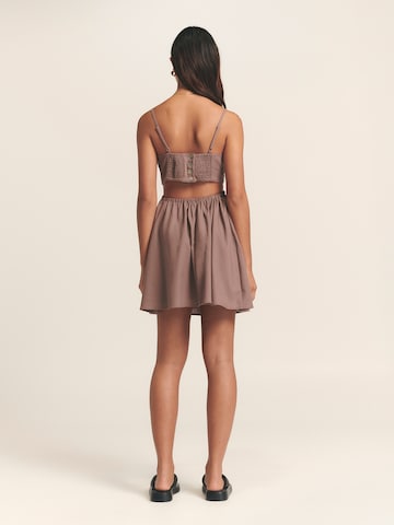Robe d’été 'Salinas' St MRLO en marron : derrière