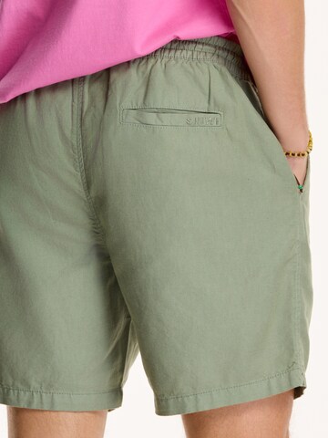 Regular Pantalon 'Lewis' Shiwi en vert