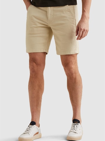 PME Legend Byxa 'Fiberstar shorts' i beige: framsida