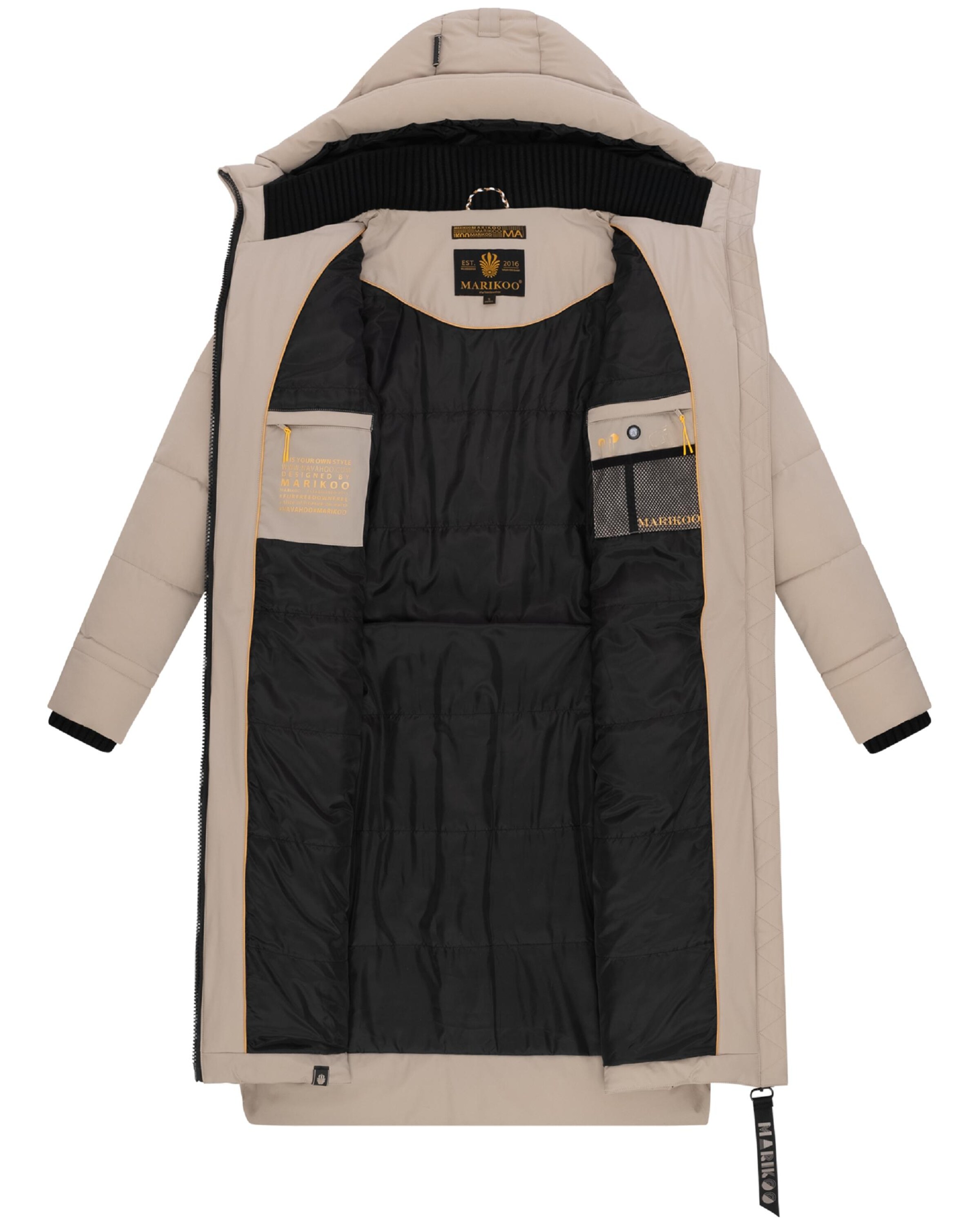 MARIKOOZimski kaput 'Benikoo' - bež boja