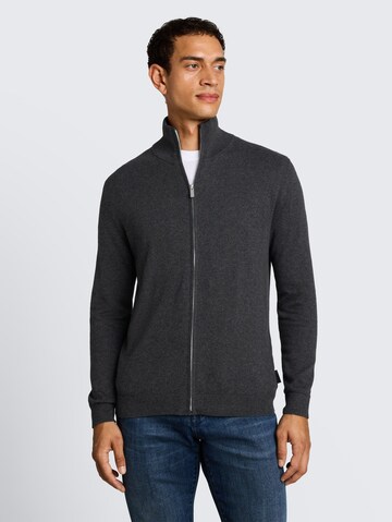 TOM TAILOR Strickjacke in Schwarz: Vorderseite