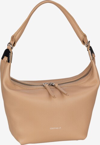 Coccinelle Shoulder Bag 'Mintha' in Beige: front
