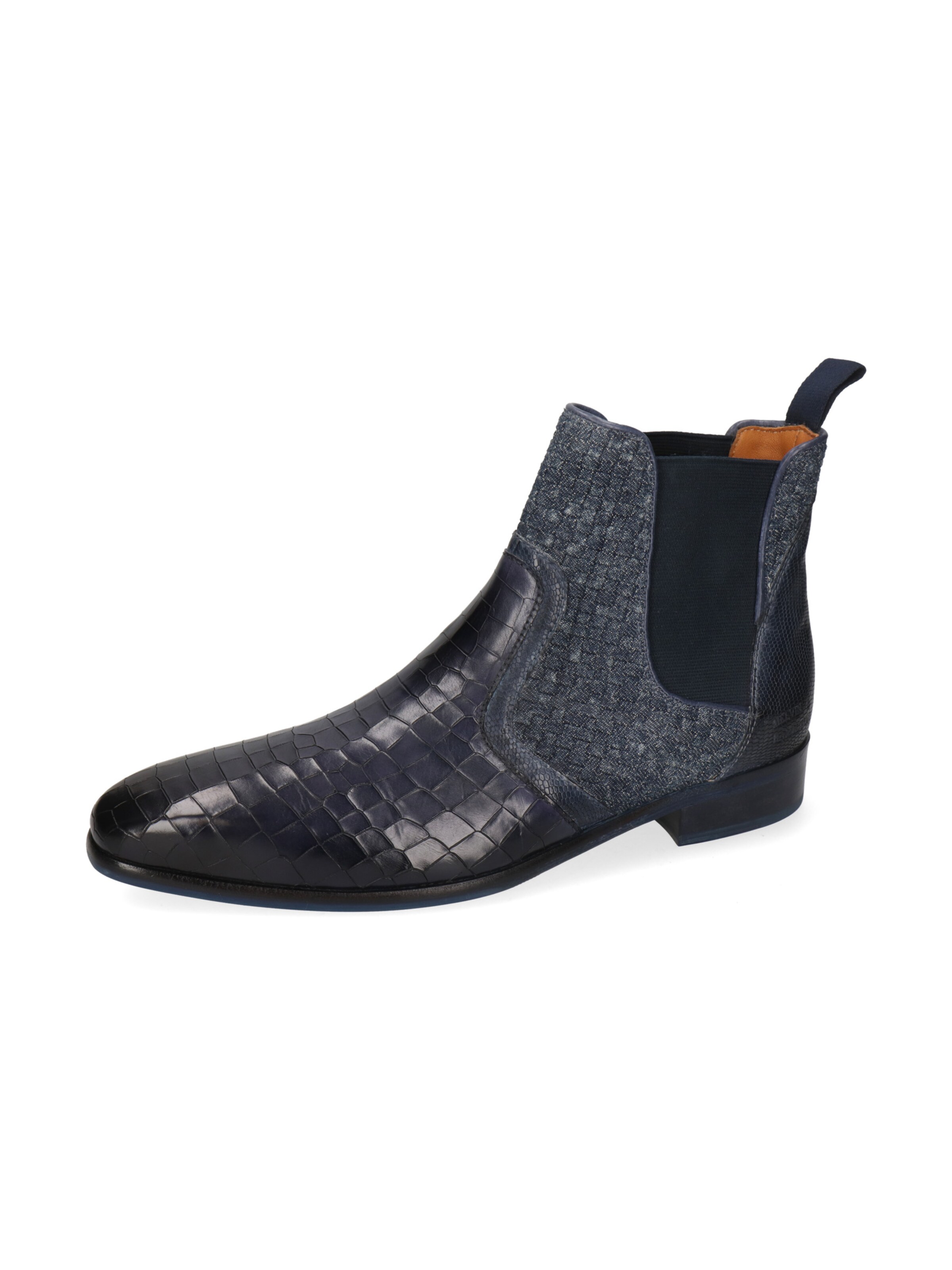 MELVIN & HAMILTON Chelsea Boots 'Lewis 26' in Blue: front