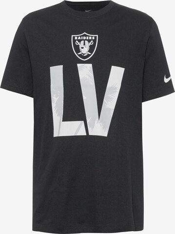 NIKE T-Shirt 'NFL Las Vegas Raiders' in Schwarz: predná strana