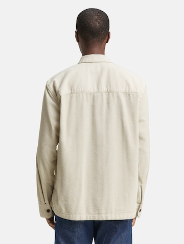 TOM TAILOR DENIM Regular fit Button Up Shirt in White