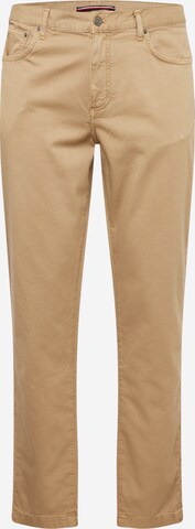 TOMMY HILFIGER regular Jeans 'DENTON' i beige: forside