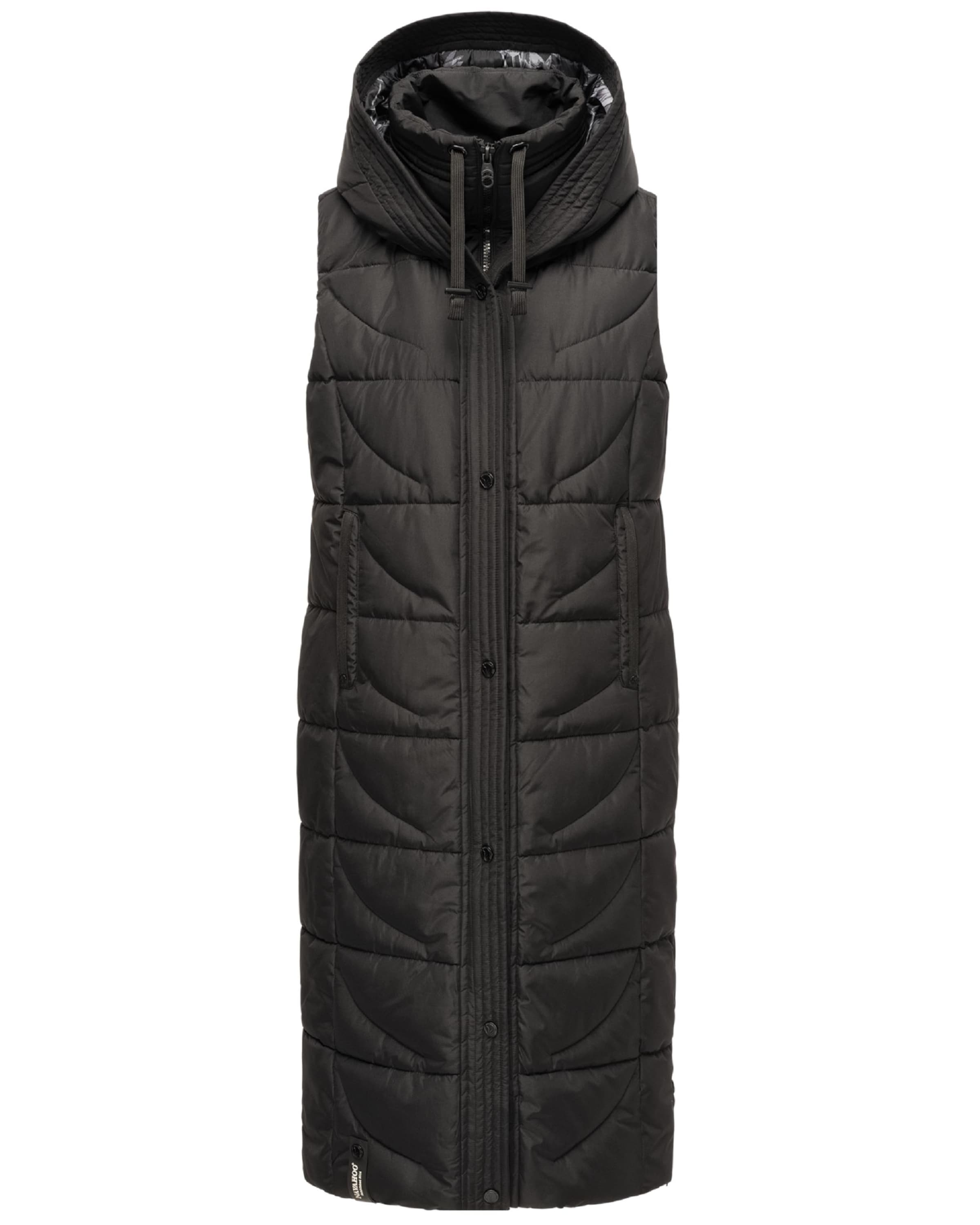 NAVAHOO Vest 'Brezelchen' in Black: front