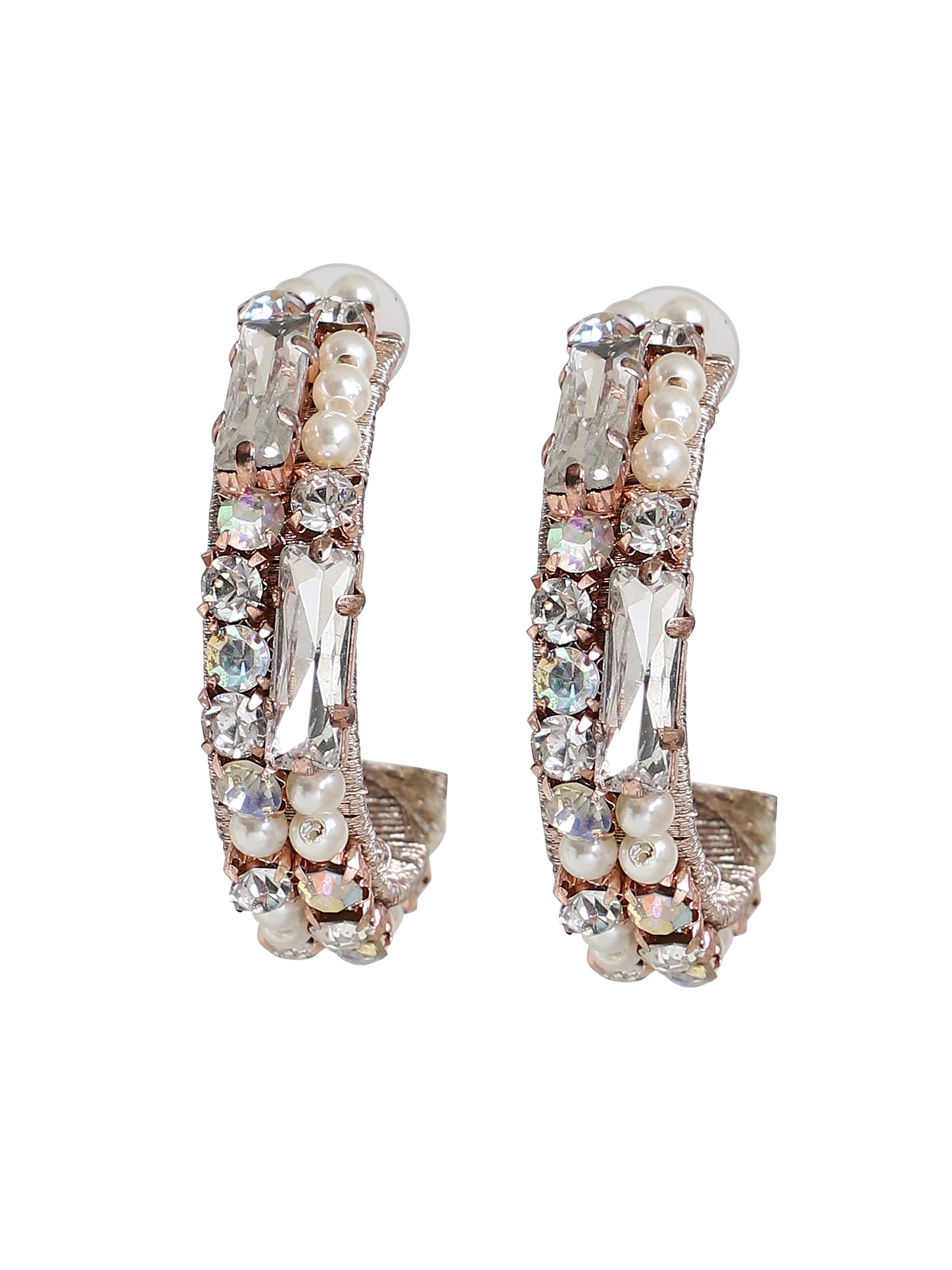 SOHI Σκουλαρίκια σε χρυσό: μπροστά