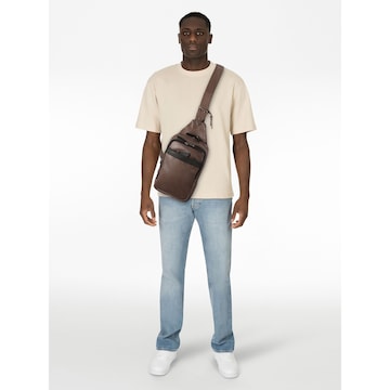 Harbour 2nd Schoudertas 'Urban Poets' in Bruin