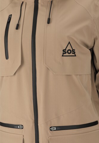 SOS Winter jacket 'Aspen' in Beige