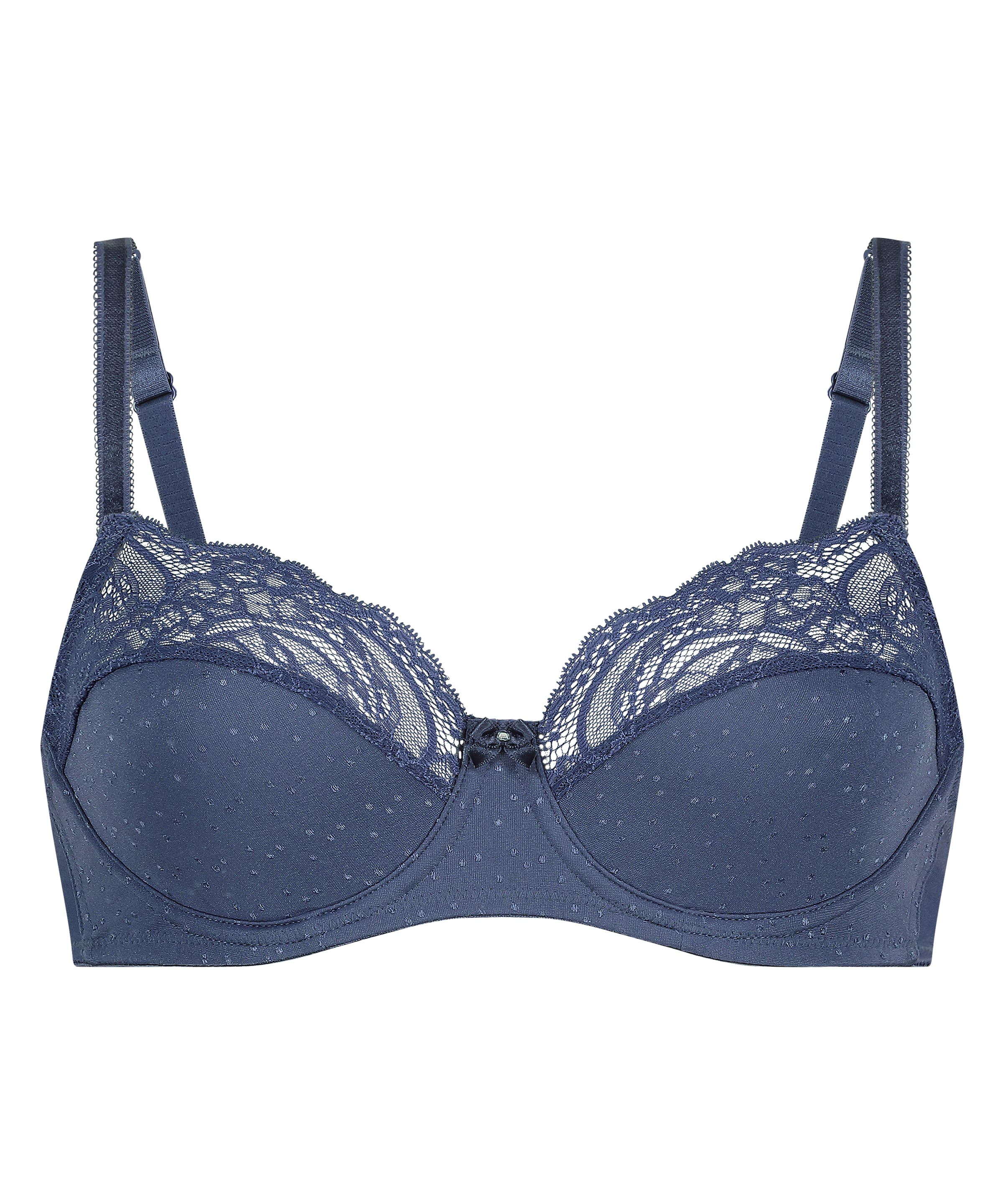 Hunkemöller T-Shirt BH in Blau: Vorderseite