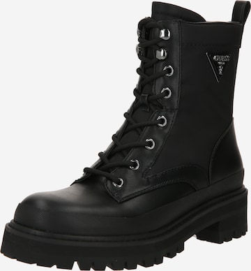 Bottines à lacets 'BADA' GUESS en noir : devant