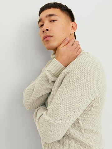 JACK & JONES Pullover 'Craig' in Beige