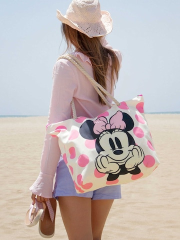 Sac de plage ' Minnie Mouse ' DISNEY en rose : devant