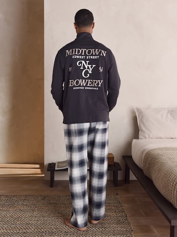 Pyjama long Next en gris : devant