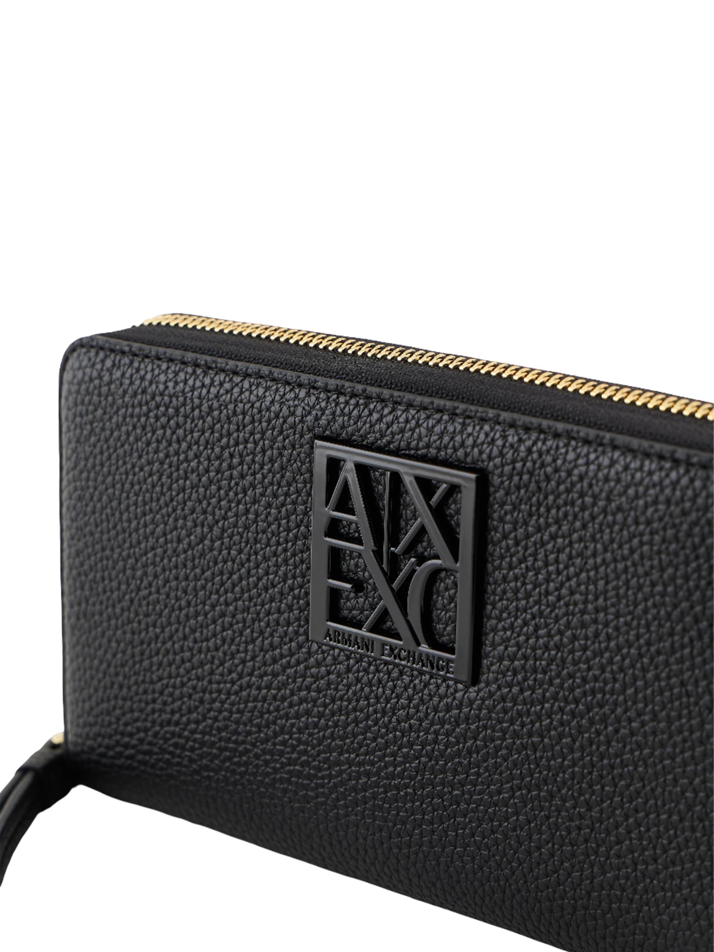 ARMANI EXCHANGE Plånbok 'SUSIE' i svart