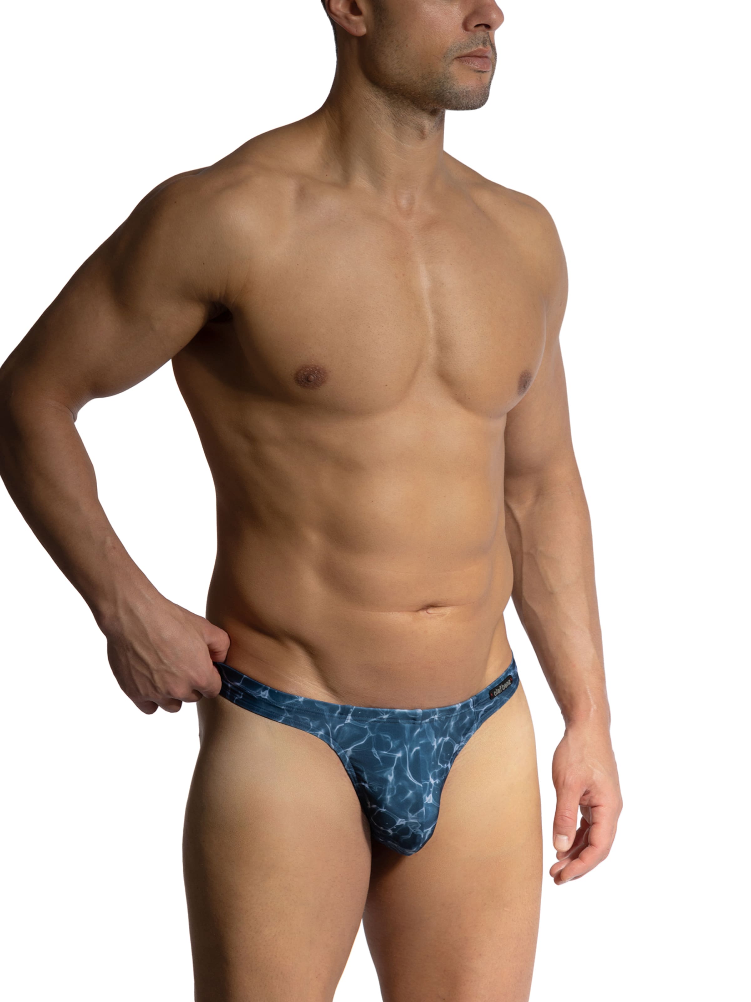 Olaf Benz Zwembroek ' BLU2452 Sunstring ' in Blauw: voorkant