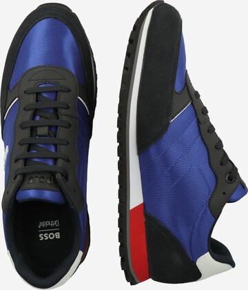 BOSS Black Sneakers laag 'Parkour' in Blauw