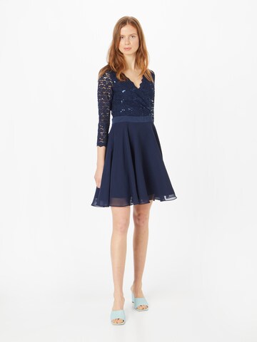 Robe de cocktail SWING en bleu