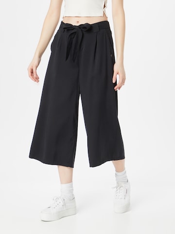 Ragwear Wide leg Broek 'Yarai' in Zwart: voorkant