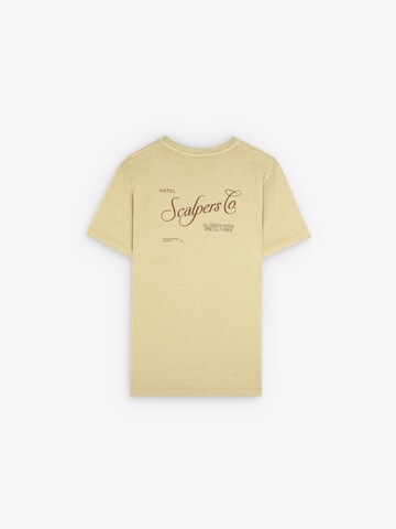 Scalpers Shirt 'Hotel' in Gelb