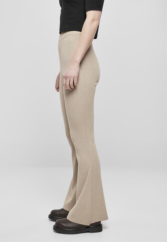 Flared Pantaloni di Urban Classics in beige