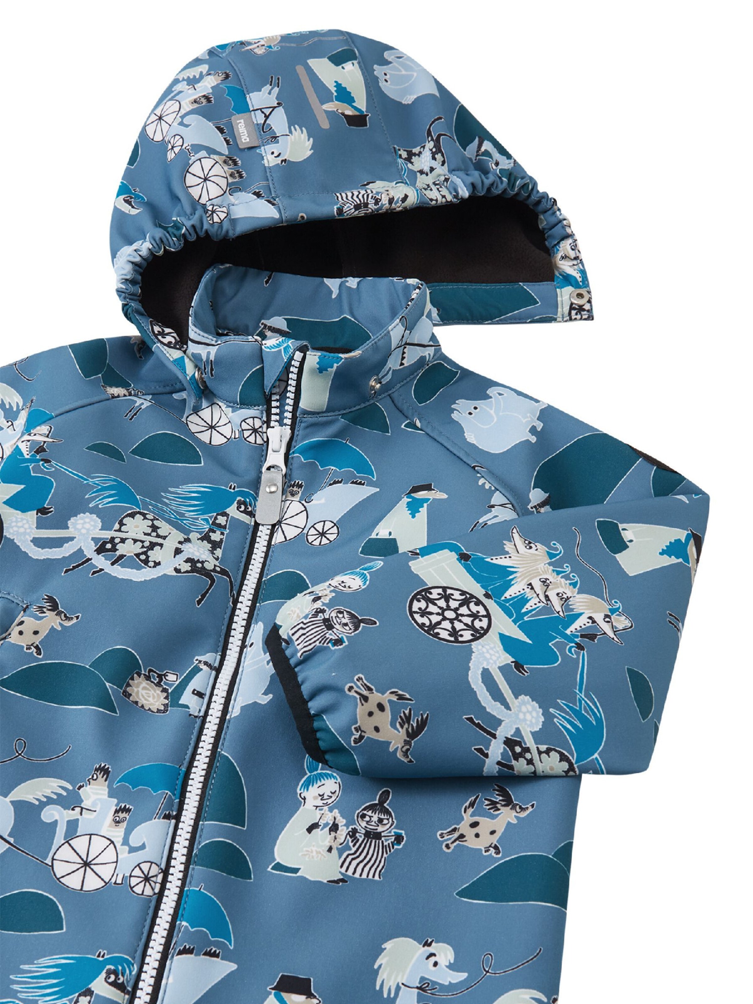 Reima Softshell Overall ' Moomin Mjosa ' in Blau