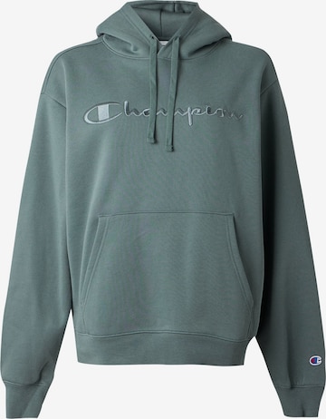 Champion Sweatshirt in Groen: voorkant