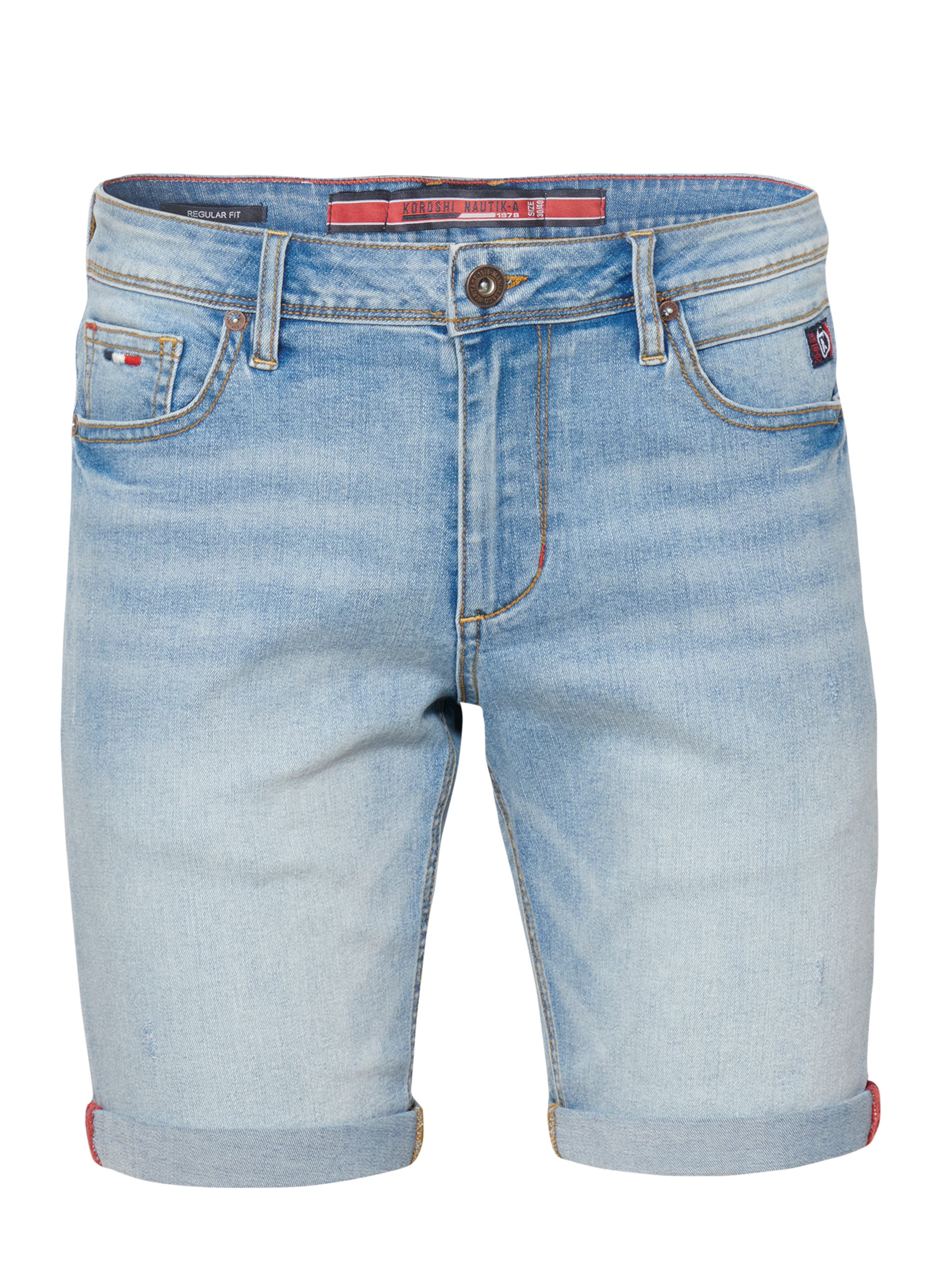 mėlyna KOROSHI Standartinis Džinsai: priekis