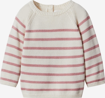 MANGO KIDS Sweter w kolorze beżowy: przód