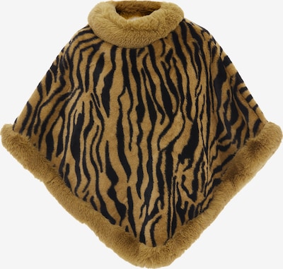 FRAULLY Cape in camel / schwarz, Produktansicht